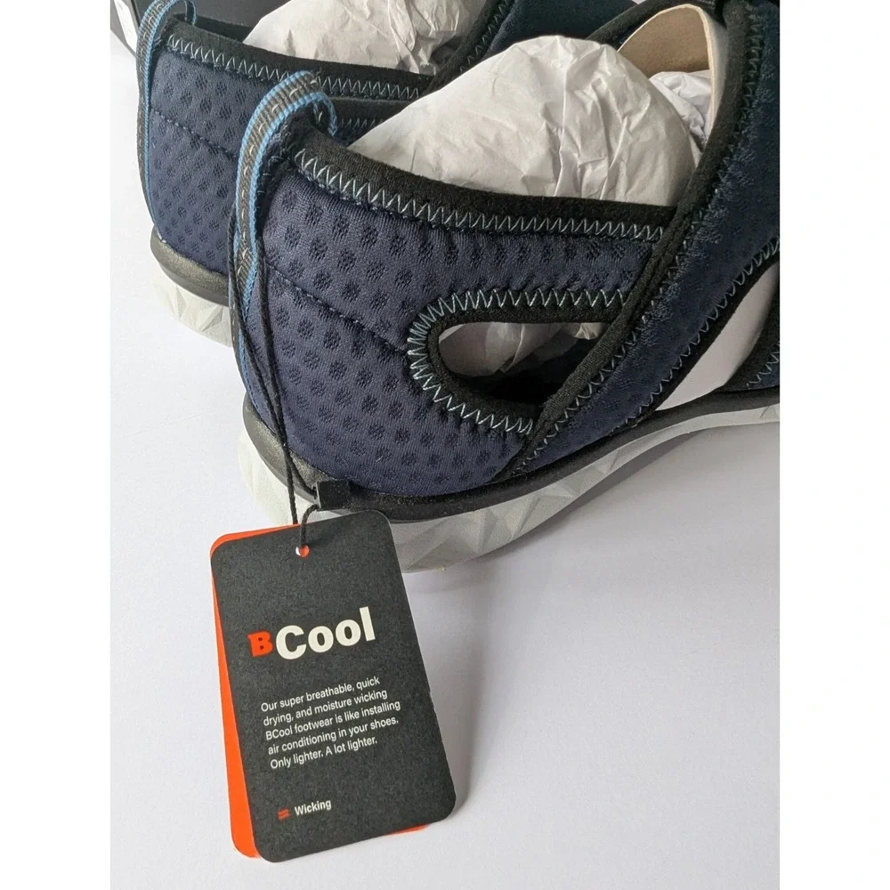 BASS OUTDOOR MEN'S HEX Vented Quick Dry Shoes BCool SIZE 10.5 Ensign Blue NEW